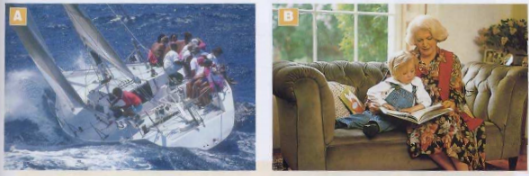 Pictures A and B